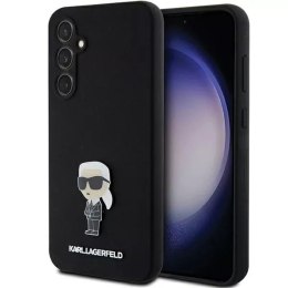Karl Lagerfeld Etui Karl Lagerfeld KLHCS23FEMHKNPK do Samsung Galaxy S23 FE S711 czarny/black Silicone Ikonik Metal Pin