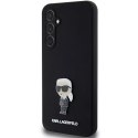 Karl Lagerfeld Etui Karl Lagerfeld KLHCS23FEMHKNPK do Samsung Galaxy S23 FE S711 czarny/black Silicone Ikonik Metal Pin