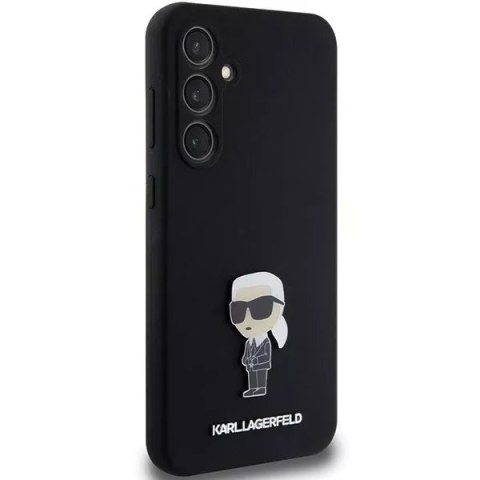 Karl Lagerfeld Etui Karl Lagerfeld KLHCS23FEMHKNPK do Samsung Galaxy S23 FE S711 czarny/black Silicone Ikonik Metal Pin Karl Lagerfeld Etui Karl Lagerfeld KLHCS23FEMHKNPK do Samsung Galaxy S23 FE S711 czarny/black Silicone Ikonik Metal Pin
