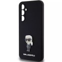 Karl Lagerfeld Etui Karl Lagerfeld KLHCS23FEMHKNPK do Samsung Galaxy S23 FE S711 czarny/black Silicone Ikonik Metal Pin