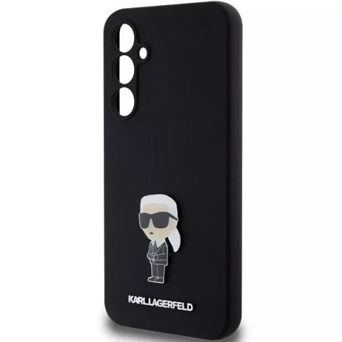 Karl Lagerfeld Etui Karl Lagerfeld KLHCS23FEMHKNPK do Samsung Galaxy S23 FE S711 czarny/black Silicone Ikonik Metal Pin Karl Lagerfeld Etui Karl Lagerfeld KLHCS23FEMHKNPK do Samsung Galaxy S23 FE S711 czarny/black Silicone Ikonik Metal Pin