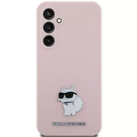 Karl Lagerfeld Etui Karl Lagerfeld KLHCS23FESMHCNPP do Samsung Galaxy S23 FE S711 różowy/pink Silicone Choupette Metal Pin Karl Lagerfeld Etui Karl Lagerfeld KLHCS23FESMHCNPP do Samsung Galaxy S23 FE S711 różowy/pink Silicone Choupette Metal Pin