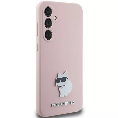Karl Lagerfeld Etui Karl Lagerfeld KLHCS23FESMHCNPP do Samsung Galaxy S23 FE S711 różowy/pink Silicone Choupette Metal Pin Karl Lagerfeld Etui Karl Lagerfeld KLHCS23FESMHCNPP do Samsung Galaxy S23 FE S711 różowy/pink Silicone Choupette Metal Pin