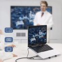 Choetech Choetech podstawka stacja wielofunkcyjna 7w1 do laptopa PD/USB-C HDMI(4K/30Hz)/2xUSB-A/1xUSB-C/1xSD/1xTF czarny (HUB-M43)