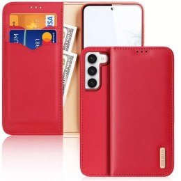 Dux Ducis Etui DUX DUCIS Hivo - skórzane etui portfelik do Samsung Galaxy S24 Plus czerwone