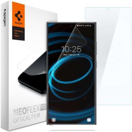 Spigen 2x Folia Hydrożelowa do Samsung Galaxy S24 Ultra Spigen Neo Flex HD 2-pack kompatybilna z czytnikiem Clear