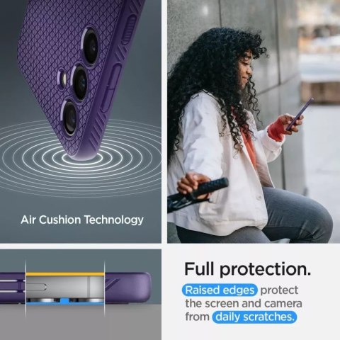 Spigen Etui Spigen Liquid Air do Samsung Galaxy S24 Deep Purple Spigen Etui Spigen Liquid Air do Samsung Galaxy S24 Deep Purple