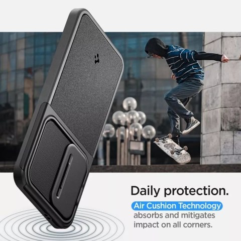 Spigen Etui Spigen Optik Armor do Samsung Galaxy S24 Black Spigen Etui Spigen Optik Armor do Samsung Galaxy S24 Black