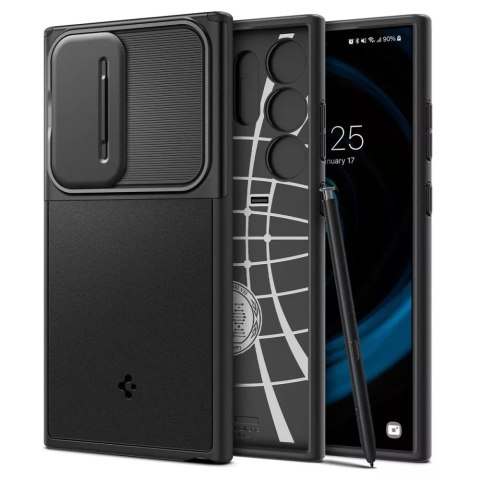 Spigen Etui Spigen Optik Armor do Samsung Galaxy S24 Ultra Black Spigen Etui Spigen Optik Armor do Samsung Galaxy S24 Ultra Black