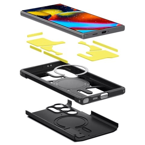 Spigen Etui Spigen Tough Armor Magsafe do Samsung Galaxy S24 Ultra Black Spigen Etui Spigen Tough Armor Magsafe do Samsung Galaxy S24 Ultra Black
