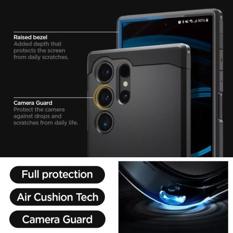 Spigen Etui Spigen Tough Armor do Samsung Galaxy S24 Ultra Black Spigen Etui Spigen Tough Armor do Samsung Galaxy S24 Ultra Black