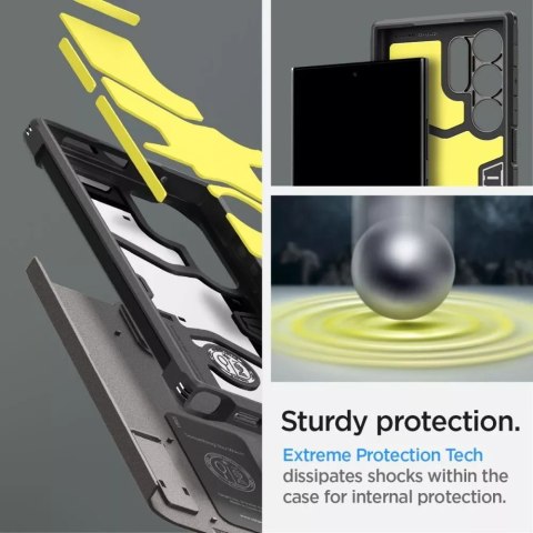 Spigen Etui Spigen Tough Armor do Samsung Galaxy S24 Ultra Gunmetal Spigen Etui Spigen Tough Armor do Samsung Galaxy S24 Ultra Gunmetal