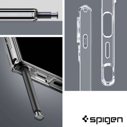 Spigen Etui do Samsung Galaxy S24 Ultra 5G Spigen Liquid Crystal Case obudowa przezroczyste plecki Clear Spigen Etui do Samsung Galaxy S24 Ultra 5G Spigen Liquid Crystal Case obudowa przezroczyste plecki Clear