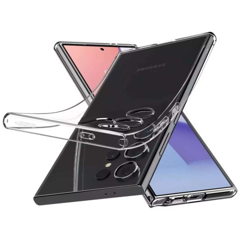 Spigen Etui do Samsung Galaxy S24 Ultra 5G Spigen Liquid Crystal Case obudowa przezroczyste plecki Clear Spigen Etui do Samsung Galaxy S24 Ultra 5G Spigen Liquid Crystal Case obudowa przezroczyste plecki Clear