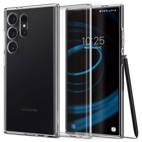 Spigen Etui do Samsung Galaxy S24 Ultra 5G Spigen Liquid Crystal Case obudowa przezroczyste plecki Clear Spigen Etui do Samsung Galaxy S24 Ultra 5G Spigen Liquid Crystal Case obudowa przezroczyste plecki Clear