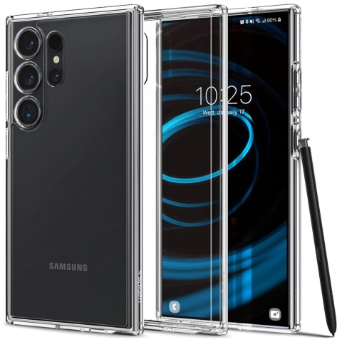 Spigen Etui do Samsung Galaxy S24 Ultra 5G Spigen Ultra Hybrid Case obudowa plecki przezroczyste Crystal Clear Spigen Etui do Samsung Galaxy S24 Ultra 5G Spigen Ultra Hybrid Case obudowa plecki przezroczyste Crystal Clear