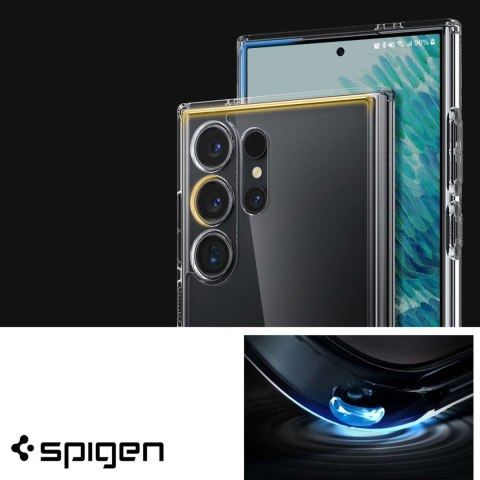 Spigen Etui do Samsung Galaxy S24 Ultra 5G Spigen Ultra Hybrid Case obudowa plecki przezroczyste Crystal Clear Spigen Etui do Samsung Galaxy S24 Ultra 5G Spigen Ultra Hybrid Case obudowa plecki przezroczyste Crystal Clear