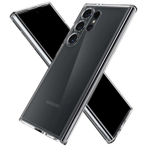 Spigen Etui do Samsung Galaxy S24 Ultra 5G Spigen Ultra Hybrid Case obudowa plecki przezroczyste Crystal Clear Spigen Etui do Samsung Galaxy S24 Ultra 5G Spigen Ultra Hybrid Case obudowa plecki przezroczyste Crystal Clear