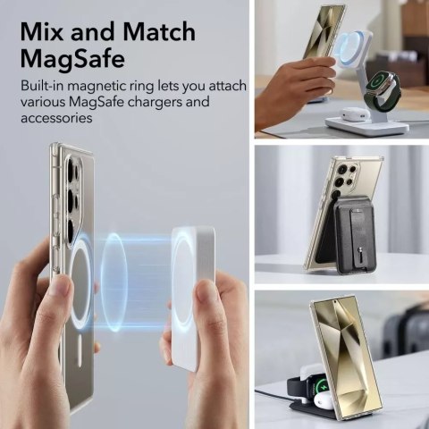 ESR Etui ESR CH Halolock Magsafe do Samsung Galaxy S24 Ultra Clear ESR Etui ESR CH Halolock Magsafe do Samsung Galaxy S24 Ultra Clear