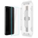 Spigen 2x Szkło hartowane do Samsung Galaxy S24 S25 Spigen Glas.TR "EZ FIT" Clear 2-Pack z ramką do montażu