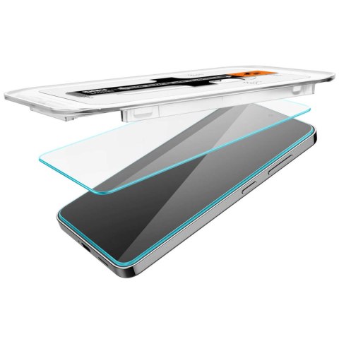Spigen 2x Szkło hartowane do Samsung Galaxy S24 S25 Spigen Glas.TR "EZ FIT" Clear 2-Pack z ramką do montażu Spigen 2x Szkło hartowane do Samsung Galaxy S24 S25 Spigen Glas.TR "EZ FIT" Clear 2-Pack z ramką do montażu