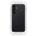 Spigen 2x Szkło hartowane do Samsung Galaxy S24 S25 Spigen Glas.TR "EZ FIT" Clear 2-Pack z ramką do montażu