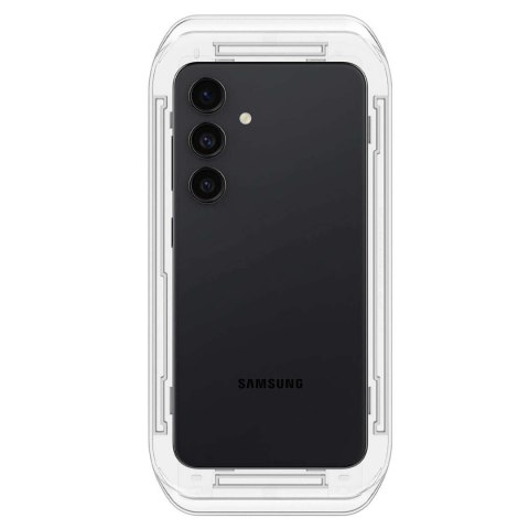 Spigen 2x Szkło hartowane do Samsung Galaxy S24 S25 Spigen Glas.TR "EZ FIT" Clear 2-Pack z ramką do montażu Spigen 2x Szkło hartowane do Samsung Galaxy S24 S25 Spigen Glas.TR "EZ FIT" Clear 2-Pack z ramką do montażu