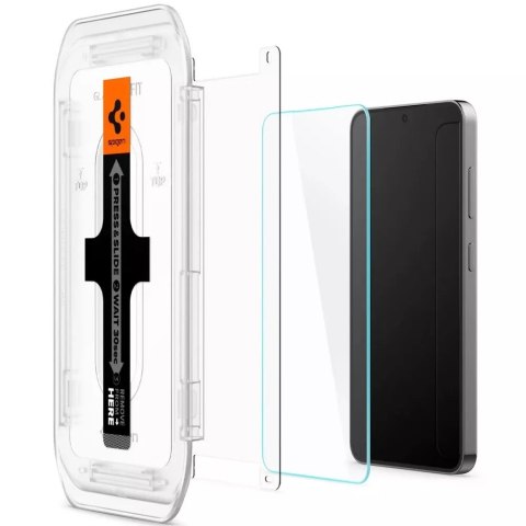 Spigen 2x Szkło hartowane do Samsung Galaxy S24+ Plus S25+ Plus Spigen Glas.TR "EZ FIT" Clear 2-Pack z ramką do montażu Spigen 2x Szkło hartowane do Samsung Galaxy S24+ Plus S25+ Plus Spigen Glas.TR "EZ FIT" Clear 2-Pack z ramką do montażu