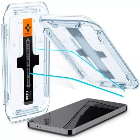 Spigen 2x Szkło hartowane do Samsung Galaxy S24+ Plus S25+ Plus Spigen Glas.TR "EZ FIT" Clear 2-Pack z ramką do montażu Spigen 2x Szkło hartowane do Samsung Galaxy S24+ Plus S25+ Plus Spigen Glas.TR "EZ FIT" Clear 2-Pack z ramką do montażu