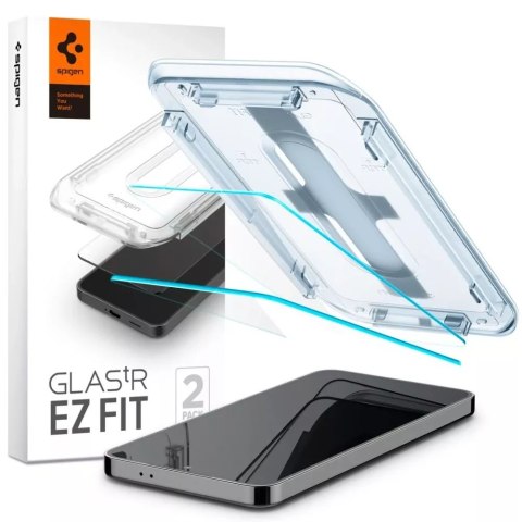 Spigen 2x Szkło hartowane do Samsung Galaxy S24+ Plus S25+ Plus Spigen Glas.TR "EZ FIT" Clear 2-Pack z ramką do montażu Spigen 2x Szkło hartowane do Samsung Galaxy S24+ Plus S25+ Plus Spigen Glas.TR "EZ FIT" Clear 2-Pack z ramką do montażu