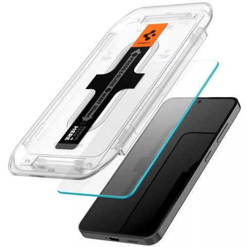 Spigen 2x Szkło hartowane do Samsung Galaxy S24+ Plus S25+ Plus Spigen Glas.TR "EZ FIT" Clear 2-Pack z ramką do montażu Spigen 2x Szkło hartowane do Samsung Galaxy S24+ Plus S25+ Plus Spigen Glas.TR "EZ FIT" Clear 2-Pack z ramką do montażu