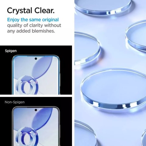 Spigen 2x Szkło hartowane do Samsung Galaxy S24+ Plus S25+ Plus Spigen Glas.TR "EZ FIT" Clear 2-Pack z ramką do montażu Spigen 2x Szkło hartowane do Samsung Galaxy S24+ Plus S25+ Plus Spigen Glas.TR "EZ FIT" Clear 2-Pack z ramką do montażu