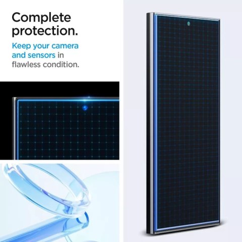 Spigen Szkło hartowane Spigen Glas.tR "EZ Fit" 2-Pack do Samsung Galaxy S24 Ultra Clear Spigen Szkło hartowane Spigen Glas.tR "EZ Fit" 2-Pack do Samsung Galaxy S24 Ultra Clear