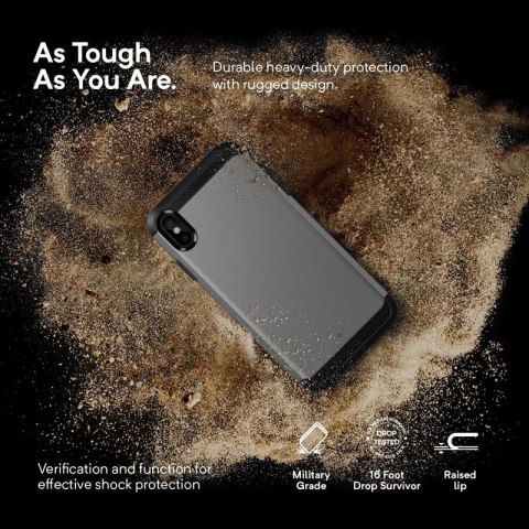 Caseology Legion Case - Etui iPhone Xs Max (Silver) Caseology Legion Case - Etui iPhone Xs Max (Silver)