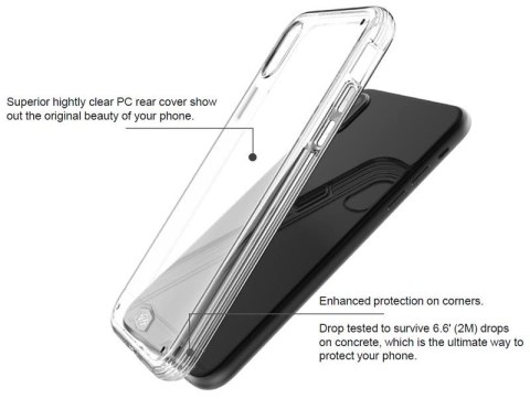 X-Doria ClearVue - Etui iPhone Xs Max (przezroczysty) X-Doria ClearVue - Etui iPhone Xs Max (przezroczysty)