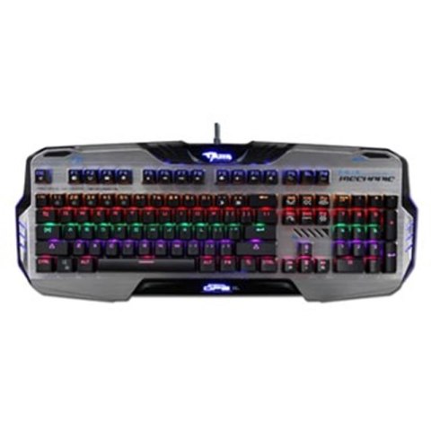 E-BLUE Klawiatura Mazer Mechanical 729, do gry, czarna, przewodowa (USB), US, mechaniczna, podświetlana, niebieskie przełączniki E-BLUE Klawiatura Mazer Mechanical 729, do gry, czarna, przewodowa (USB), US, mechaniczna, podświetlana, niebieskie przełączniki