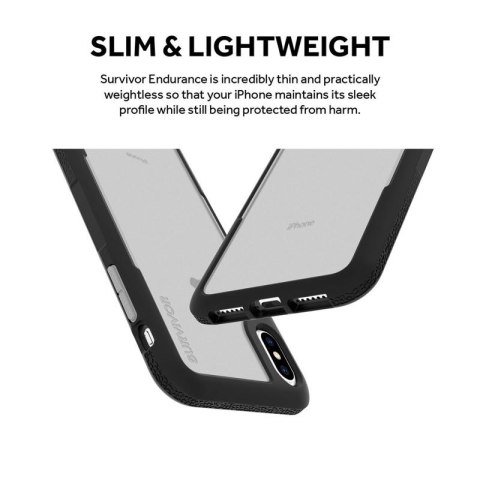 Griffin Survivor Endurance - Pancerne etui iPhone Xs Max (przezroczysty/szary) Griffin Survivor Endurance - Pancerne etui iPhone Xs Max (przezroczysty/szary)