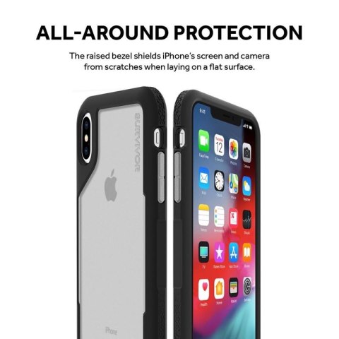 Griffin Survivor Endurance - Pancerne etui iPhone Xs Max (przezroczysty/szary) Griffin Survivor Endurance - Pancerne etui iPhone Xs Max (przezroczysty/szary)