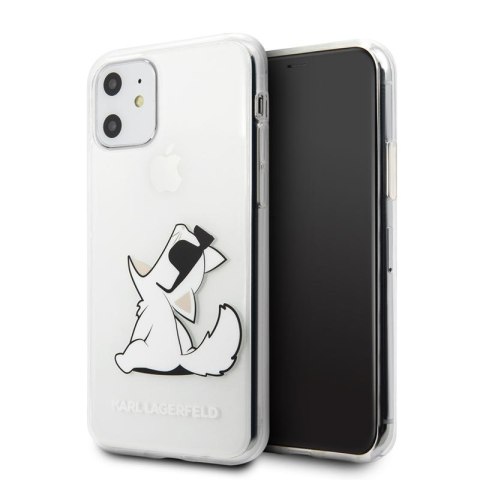Karl Lagerfeld Choupette Fun Sunglasses - Etui iPhone 11 (przezroczysty) Karl Lagerfeld Choupette Fun Sunglasses - Etui iPhone 11 (przezroczysty)