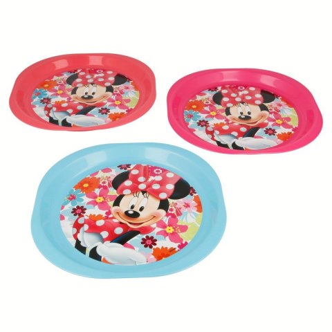 Minnie Mouse - Zestaw 3 talerzyków piknikowych Minnie Mouse - Zestaw 3 talerzyków piknikowych
