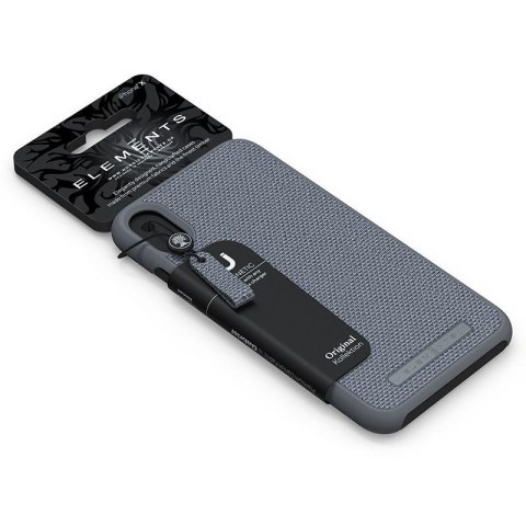 Nordic Elements Original Idun - Materiałowe etui iPhone Xs Max (Mid Grey) Nordic Elements Original Idun - Materiałowe etui iPhone Xs Max (Mid Grey)