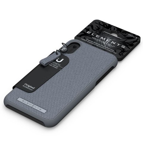 Nordic Elements Original Idun - Materiałowe etui iPhone Xs Max (Mid Grey) Nordic Elements Original Idun - Materiałowe etui iPhone Xs Max (Mid Grey)