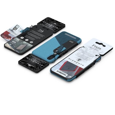 Nordic Elements Saeson Freja - Materiałowe etui iPhone XR (Petrol) Nordic Elements Saeson Freja - Materiałowe etui iPhone XR (Petrol)