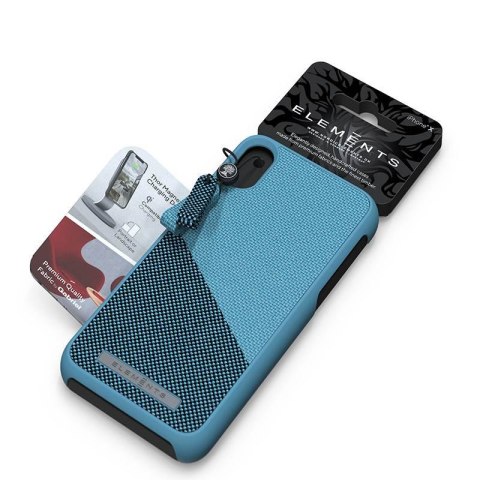 Nordic Elements Saeson Freja - Materiałowe etui iPhone Xs Max (Petrol) Nordic Elements Saeson Freja - Materiałowe etui iPhone Xs Max (Petrol)