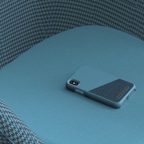 Nordic Elements Saeson Freja - Materiałowe etui iPhone Xs Max (Petrol) Nordic Elements Saeson Freja - Materiałowe etui iPhone Xs Max (Petrol)