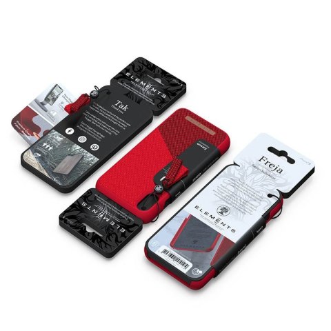 Nordic Elements Saeson Freja - Materiałowe etui iPhone Xs Max (Red) Nordic Elements Saeson Freja - Materiałowe etui iPhone Xs Max (Red)