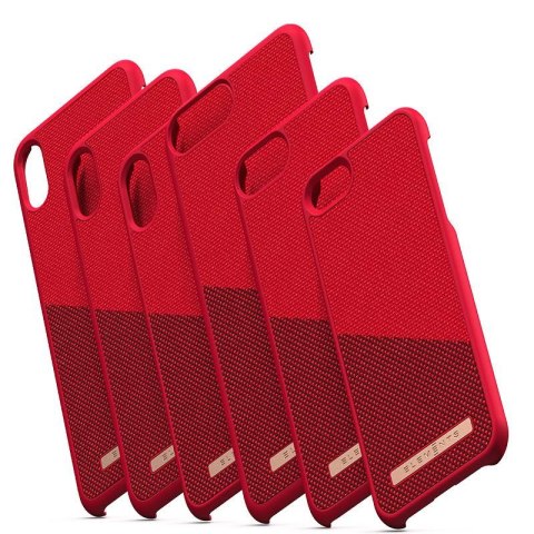Nordic Elements Saeson Freja - Materiałowe etui iPhone Xs Max (Red) Nordic Elements Saeson Freja - Materiałowe etui iPhone Xs Max (Red)