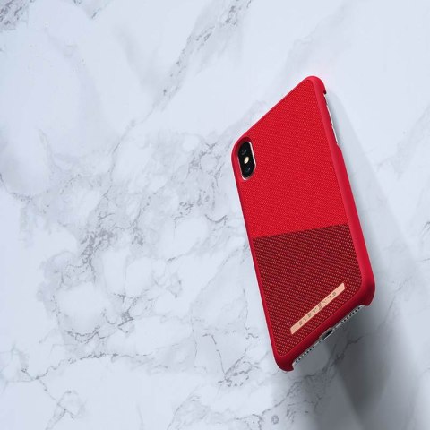 Nordic Elements Saeson Freja - Materiałowe etui iPhone Xs Max (Red) Nordic Elements Saeson Freja - Materiałowe etui iPhone Xs Max (Red)
