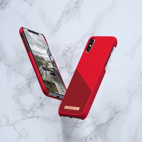 Nordic Elements Saeson Freja - Materiałowe etui iPhone Xs Max (Red) Nordic Elements Saeson Freja - Materiałowe etui iPhone Xs Max (Red)