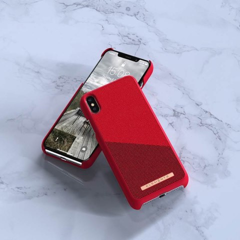 Nordic Elements Saeson Freja - Materiałowe etui iPhone Xs Max (Red) Nordic Elements Saeson Freja - Materiałowe etui iPhone Xs Max (Red)